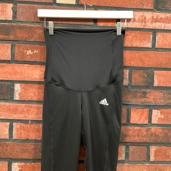 Adidas Maternity High-Waisted Ankle Leggings - Picture 3 of 8